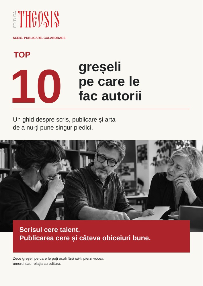 Coperta ghidului Theosis: Top 10 greșeli pe care le fac autorii